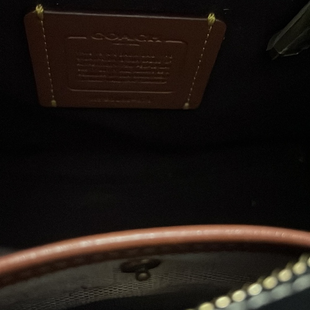 Coach Courier Carryall Black Glovetanned Leather Handle & Shoulder Bag - Picture 12 of 12